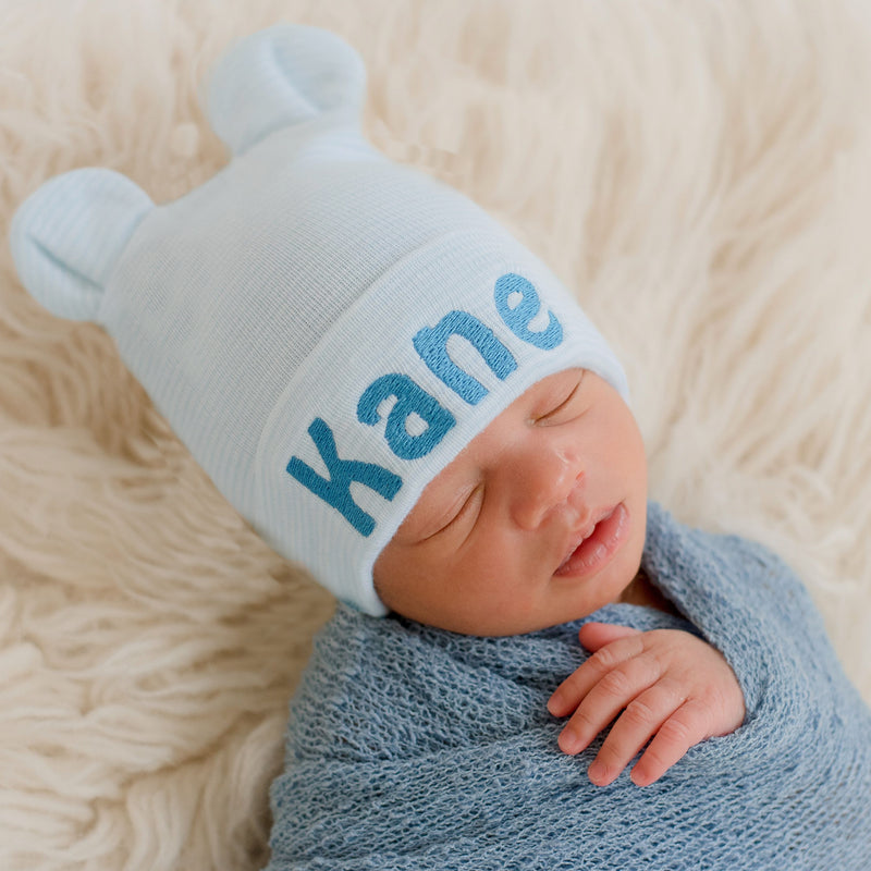 Name Hat Beanie Monogram Personalized Baby Children Women