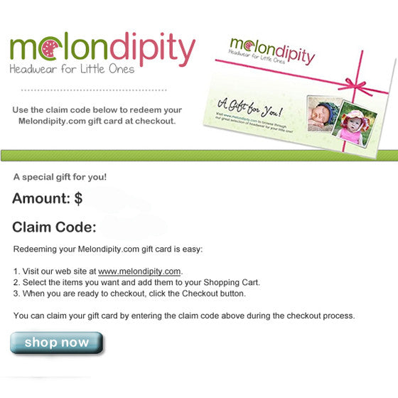 EGIFT CARDS – Melon Playground Official Store