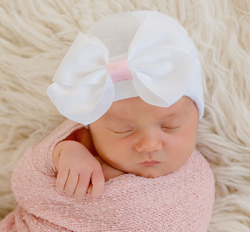 Melondipity - Gorro de hospital para bebé recién nacido, personalizado y  personalizable para bebés, tejido suave, elástico y de 2 capas, envolturas